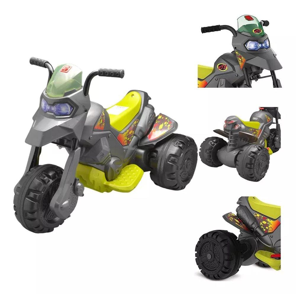 Mini Moto Infantil Elétrica 6v Titanium Bandeirante