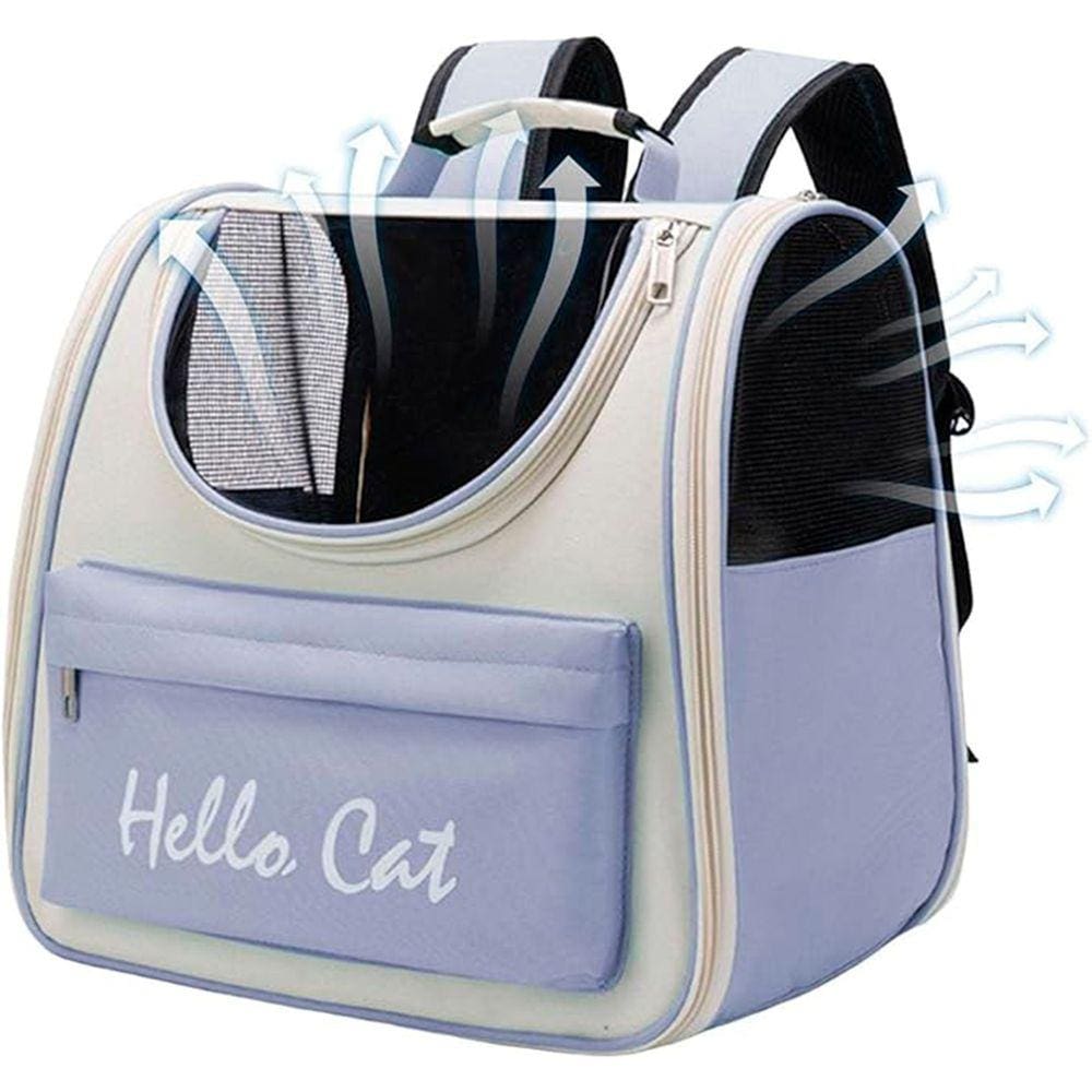 Bolsa Mochila Transporte Gato Pet Animais Estimaçao Lazer Passeio Caminhada Viagem Bolsos Ventilaçao Confortavel