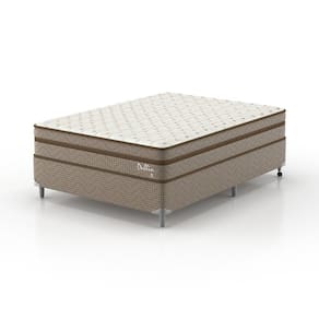 Conjunto Casal Dublin 1,38x1,88x0,61 Marrom
