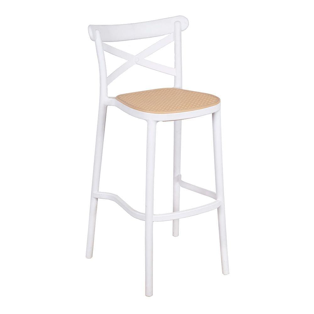 Banqueta Plats em Polipropileno - Branco