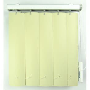 Persiana Vertical Em Pvc Crisdan Largura 1,80 X 1,30 Altura Camurça