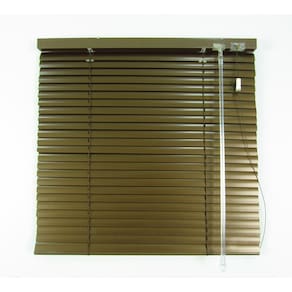 Persiana Horizontal 25Mm Alumínio Crisdan Largura 1,80 X 1,30 Altura Chocolate