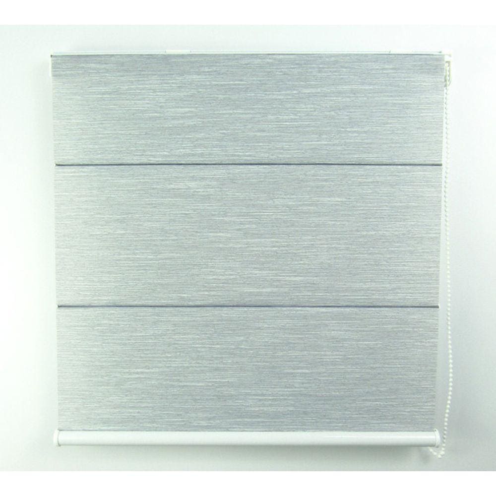 Cortina Romana Napoles Translúcido Crisdan 1,60 Largura X 1,50 Altura Cinza