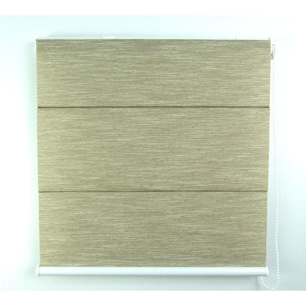 Cortina Romana Napoles Translúcido Crisdan 1,60 Largura X 1,50 Altura Marrom