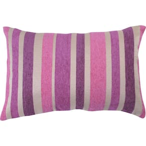 Almofada Retangular Vizapi 40X60Cm Listrada Rosa Pink