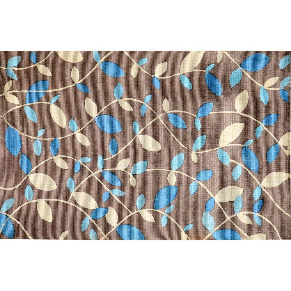 Tapete De Sala Corredor Juta Vizapi Naturale Vz29509 120X180Cm Multicolorido