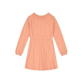 Vestido Manga Longa De Molecotton Infantil Menina Brandili