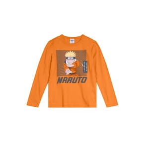 Camiseta Naruto Em Malha Infantil Unissex Brandili
