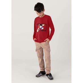 Camiseta Unissex One Piece Infantil Brandili