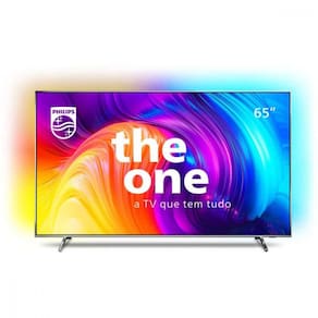 Smart TV 65 LED 4K UHD Philips 65PUG8808/78 Ambilight, Google TV, Wi-Fi