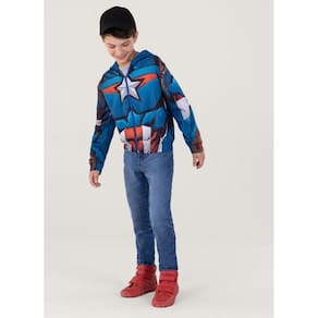 Jaqueta Microfibra Os Vingadores Infantil Unissex Brandili