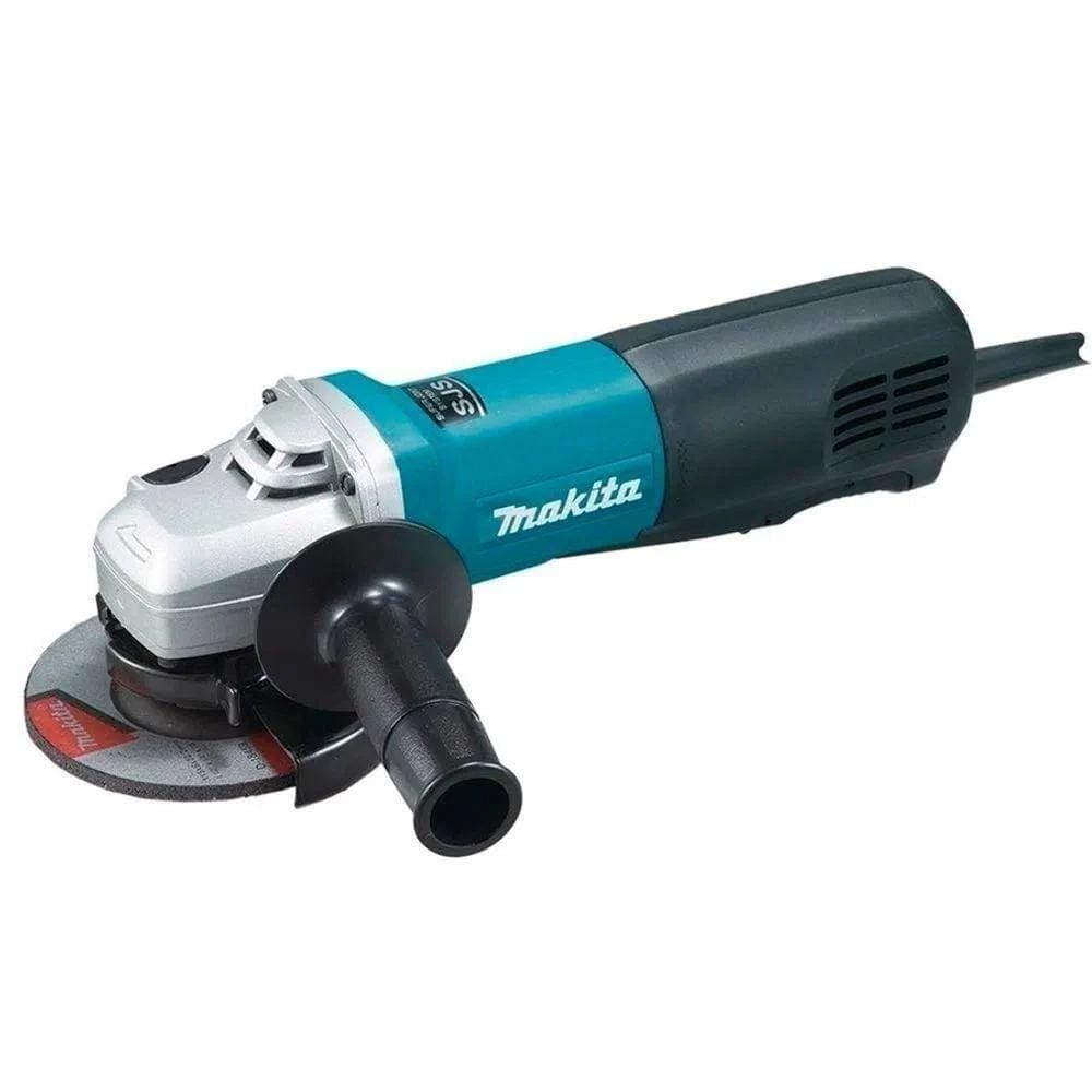 Esmerilhadeira Angular 115mm Industrial 1100w Chave De Pino Punho Lateral 9564p 110v Makita