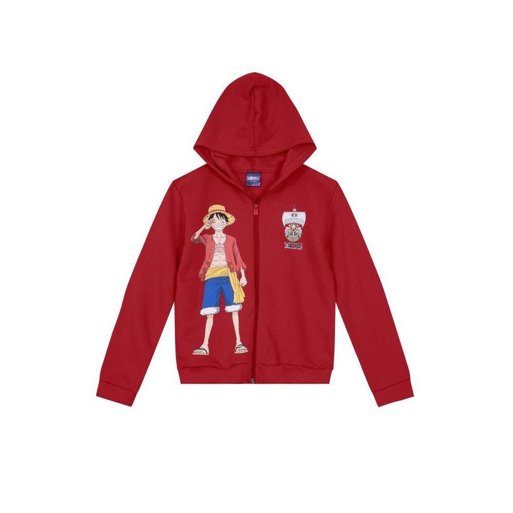 Jaqueta De Moletom Unissex One Piece Infantil Brandili