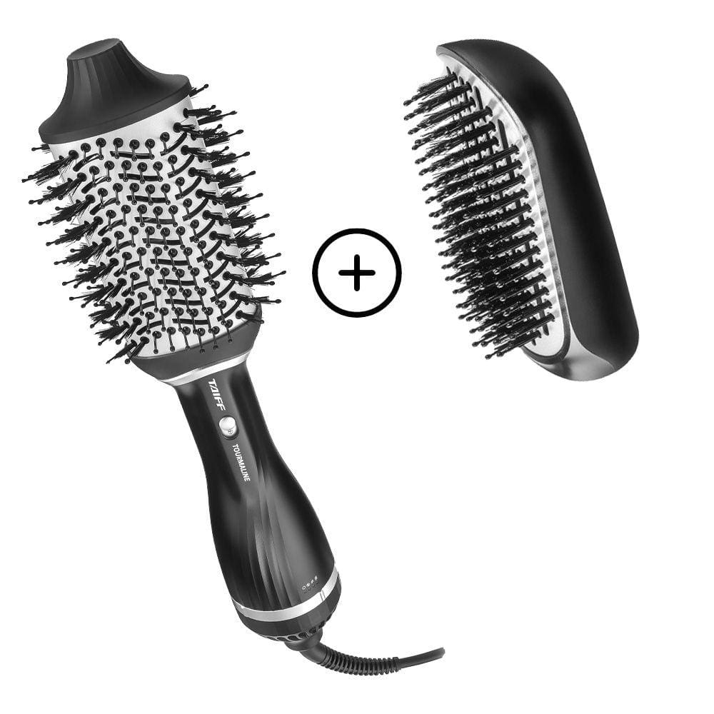 Kit Escova Secadora Taiff Tourmaline 127V + Refil Formato Raquete