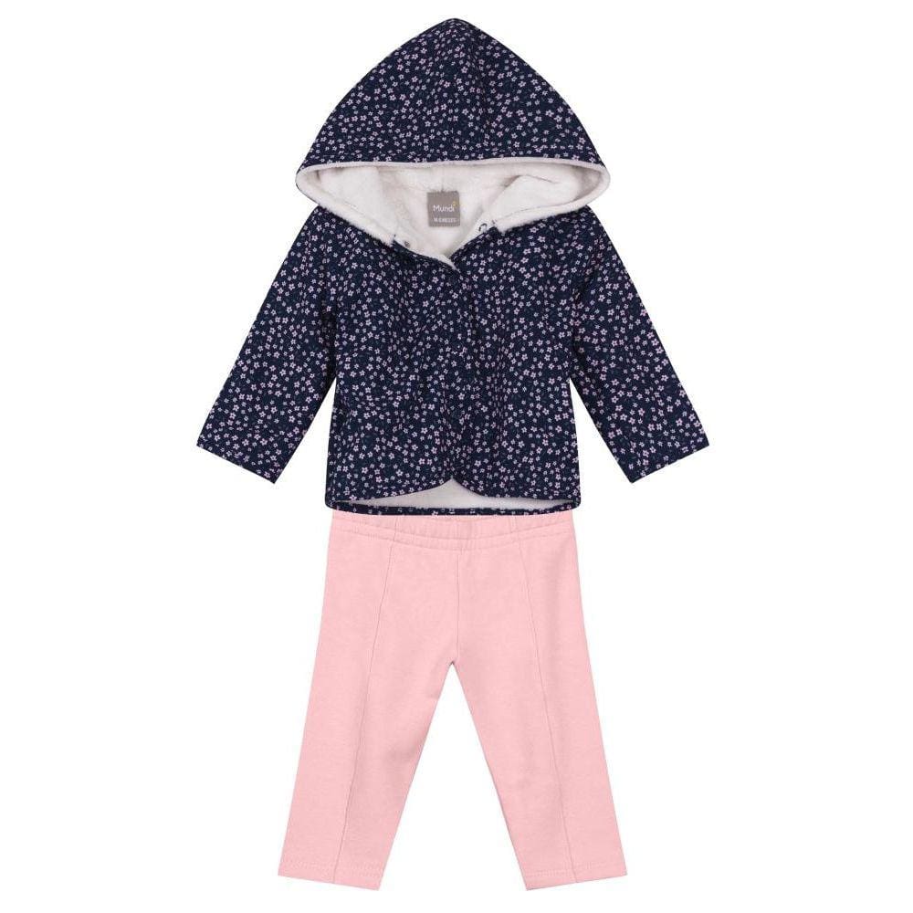 Conjunto Forrado Bebê Menina Mundi