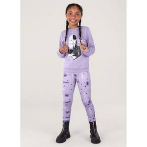 Conjunto Molecotton Wandinha Infantil Menina Brandili