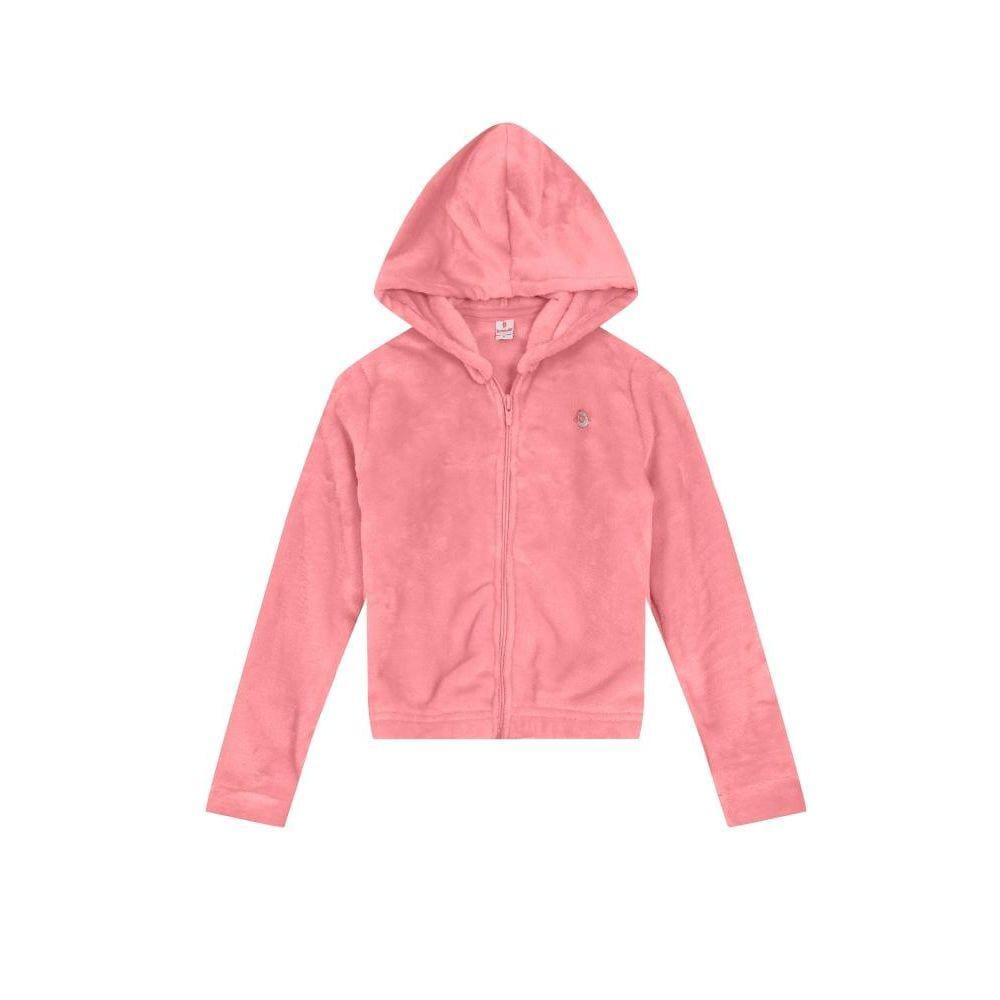 Jaqueta Fleece Infantil Menina Brandili