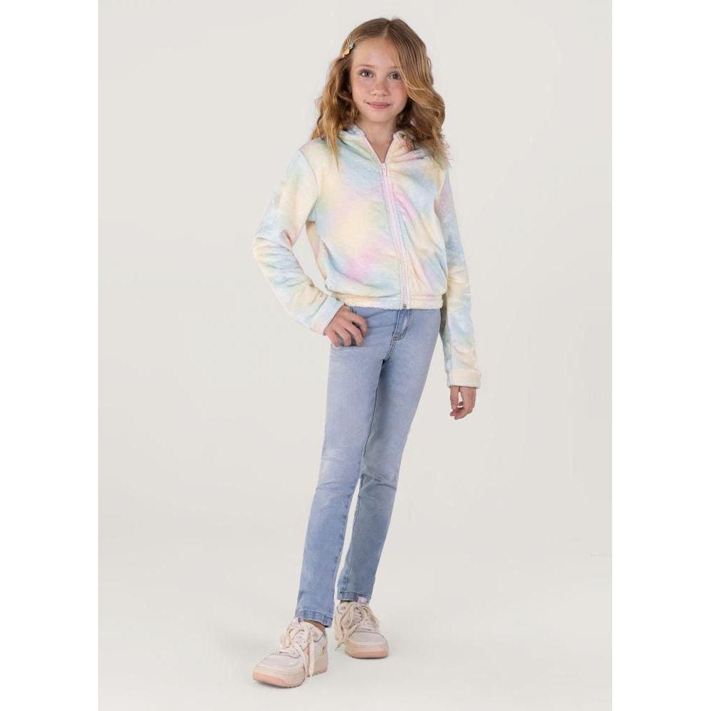Jaqueta Fleece Infantil Menina Brandili