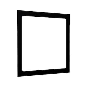 Luminária Plafon 25W Led Quadrado Embutir 3000K Preto