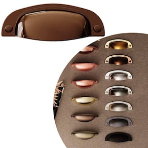 Puxador Concha Vivaro 115 - Cobre Real - 64MM