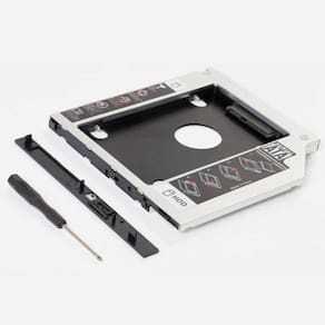 HDD Caddy: SSD SATA 3.0 de 9,5 mm a 2,5 polegadas para laptop