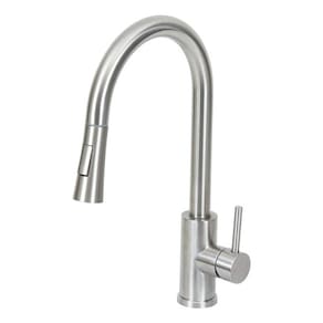 Torneira Monocomando Alta Extensível Cozinha Gourmet - Inox