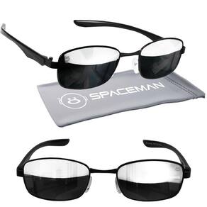 Óculos Sol masculino yakuza hype mafia metal trap case spaceman estiloso praia preto moda