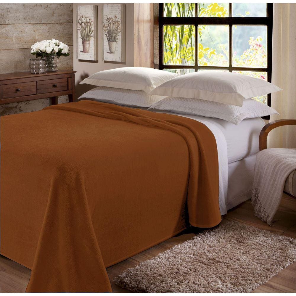 Manta Cobertor Jolitex Microfibra Soft Cama Casal Macia 1,80 x 2,20 mt