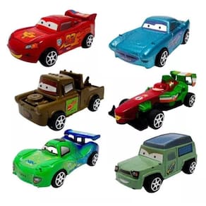 Carros De Brinquedo 6 Unidades Relâmpago Mcqueen E Amigos