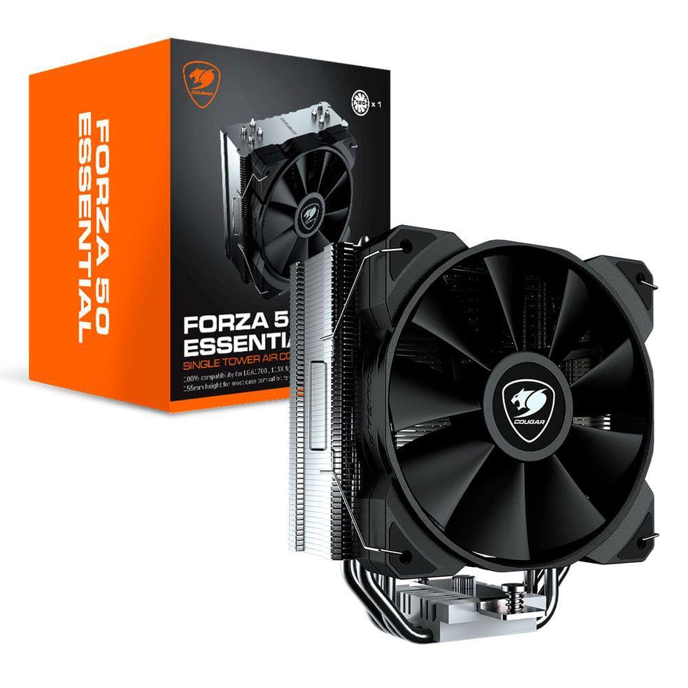 Air Cooler Cougar Forza 50 Essential, Intel/AMD, 120mm - 3MFZE50.0001