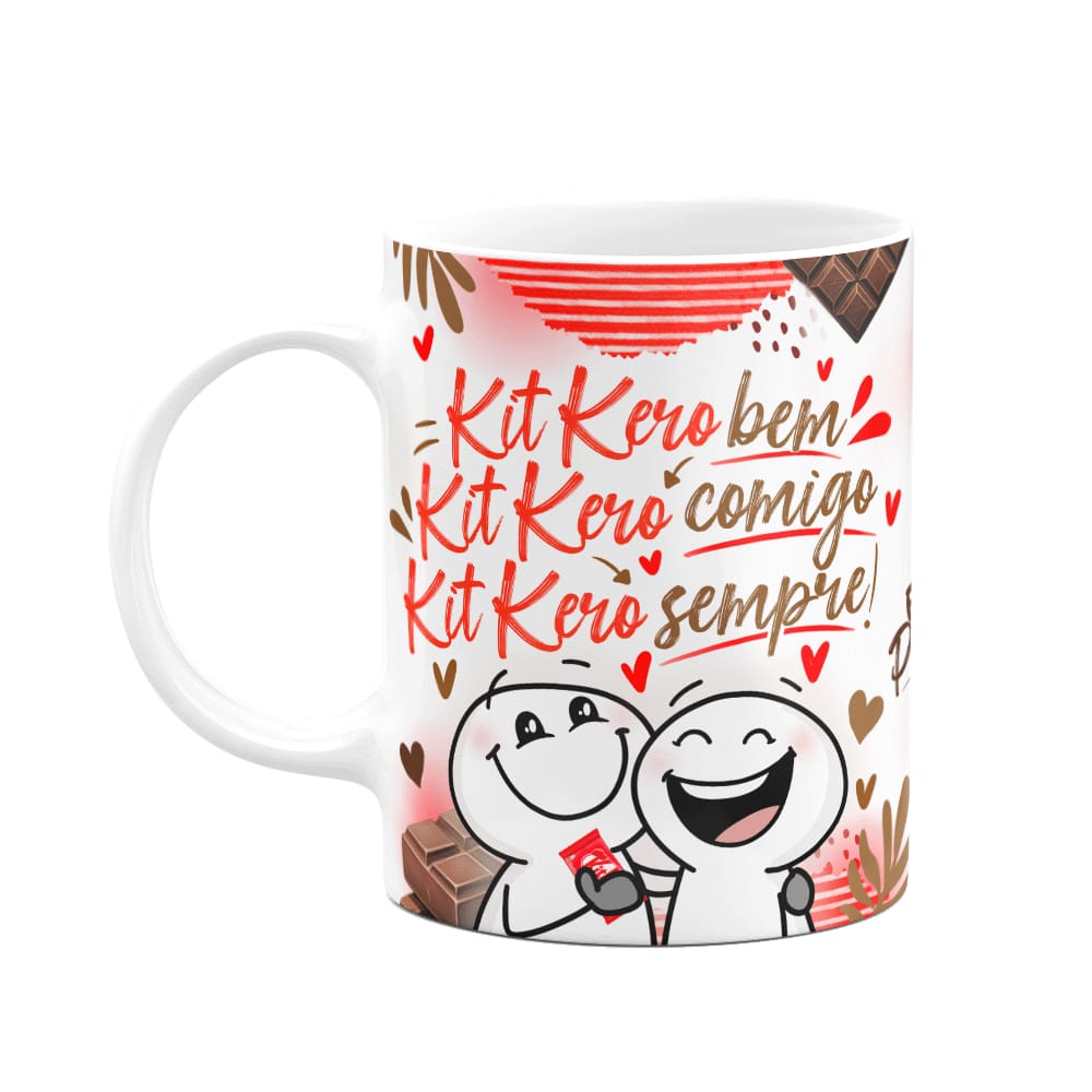 Caneca Páscoa Divertida - Kit Kero bem comigo sempre