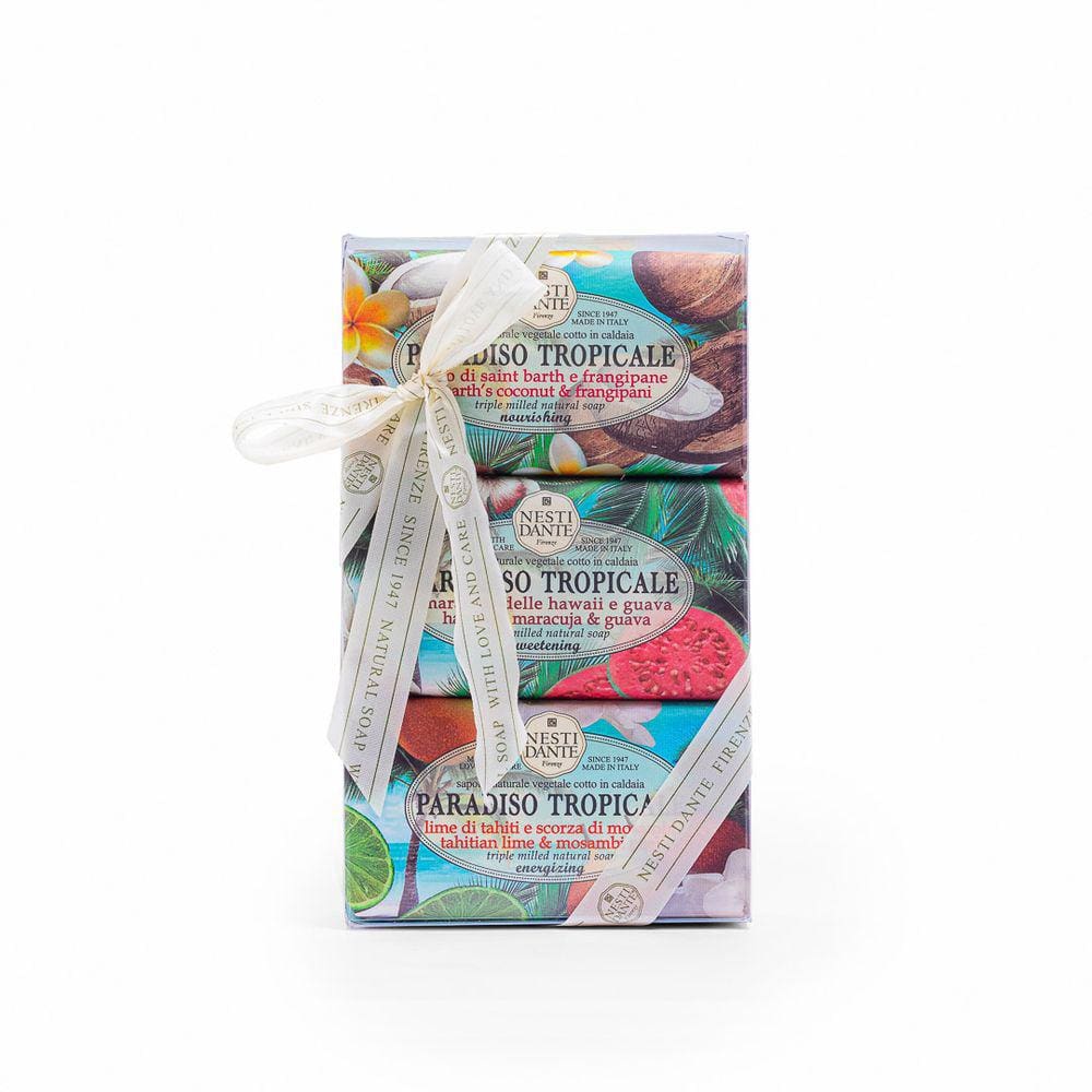 KIT NESTI DANTE - 3 SABONETES DE 250g - PARADISO TROPICALE