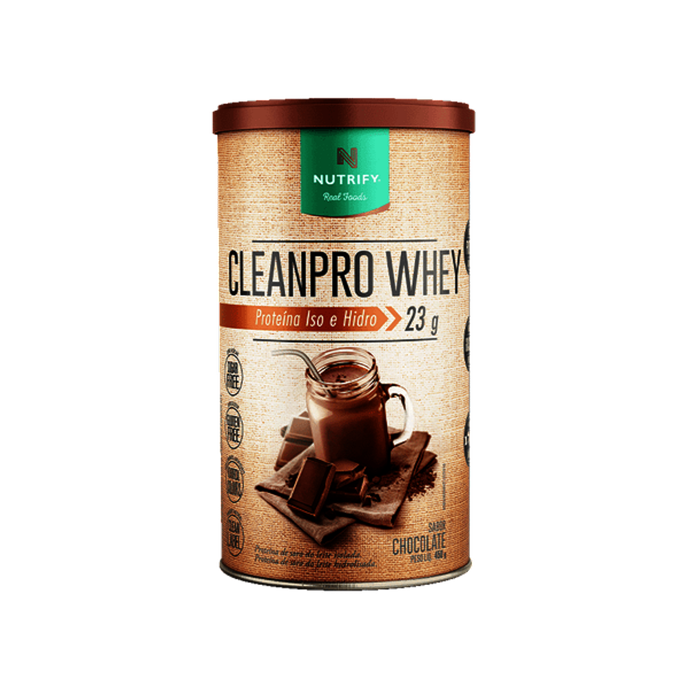 Cleanpro whey chocolate 450g - Nutrify