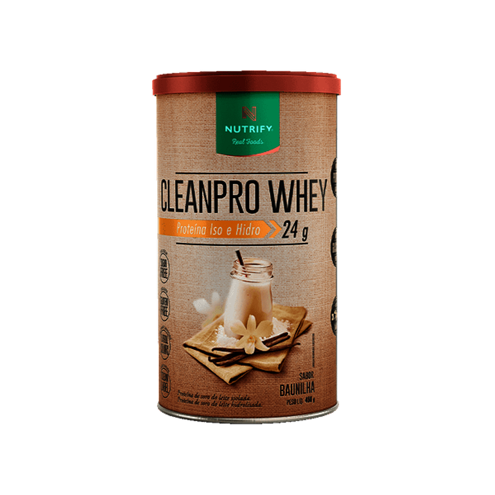 Cleanpro whey baunilha 450g - Nutrify