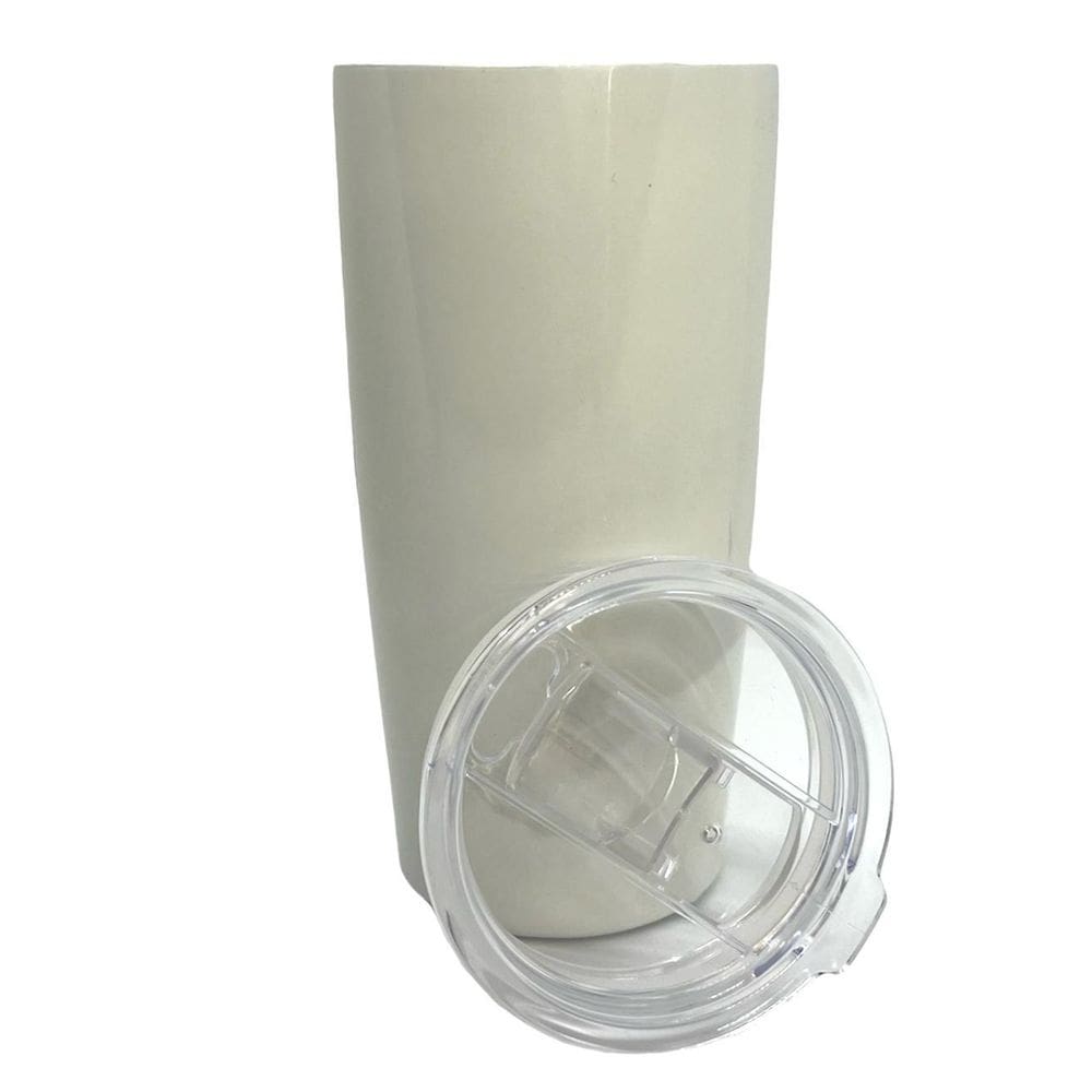 Copo Térmico Branco Com Tampa 500Ml