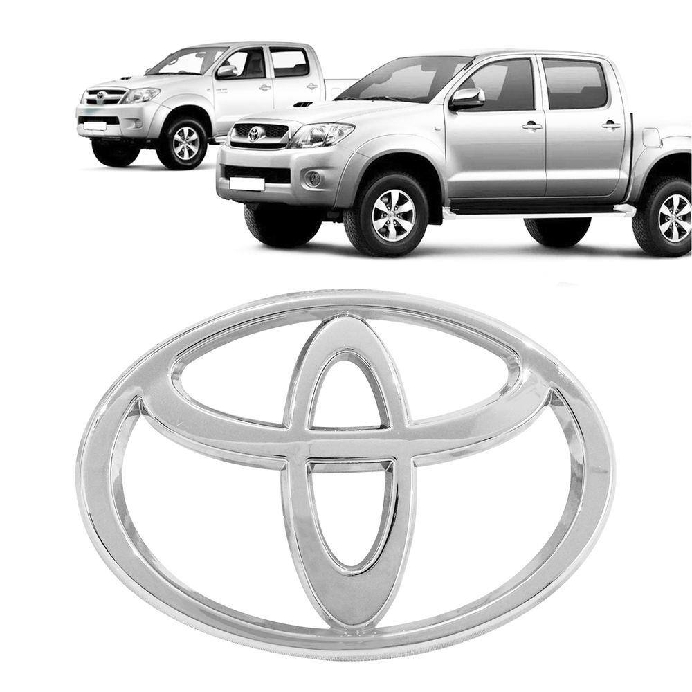 Emblema Hilux 4WD RC4WD Z-S0930: Distintivo Metallo Nero Per Scaler 1/10, 2 Pezzi