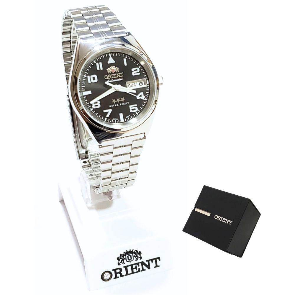 Relógio Orient Masculino Analógico Automático 469SS083F P2SX