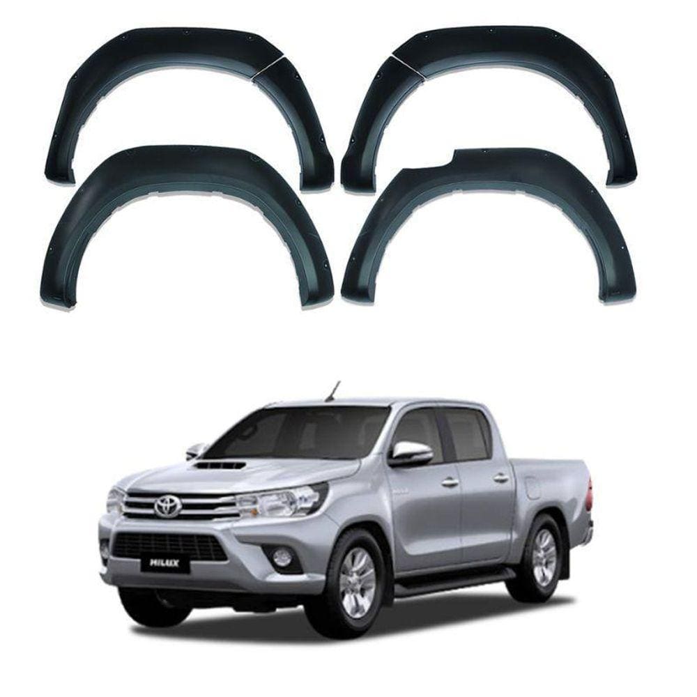 Alargador De Paralamas Toyota Hilux Preto