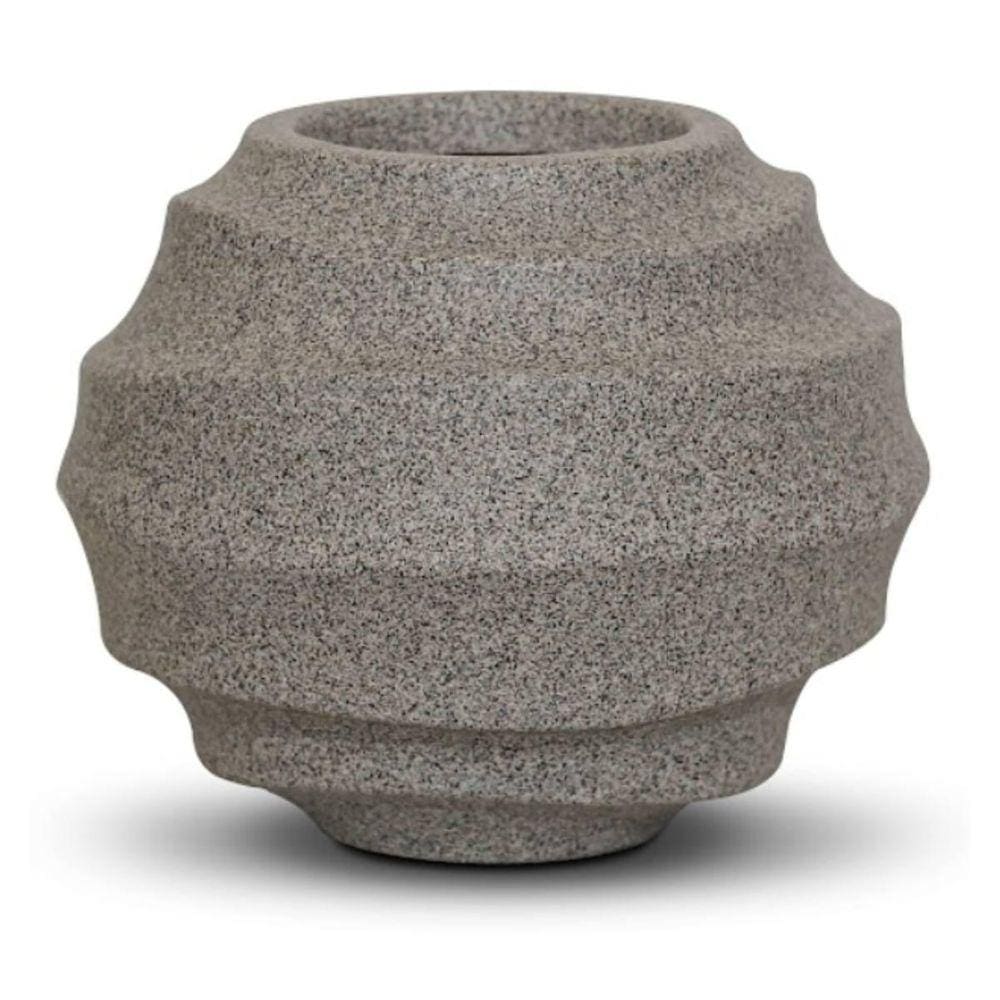 Vaso Wave Oval 19 5,3L Cor Granito Nutriplan