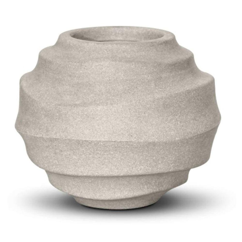 Vaso Wave Oval 19 5,3L Cor Cimento Nutriplan