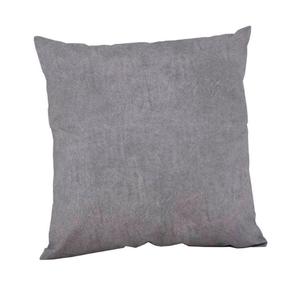 Almofadas Cheias Sofa Sala Impermeável Decorativa Antimofo Lisato Grafite