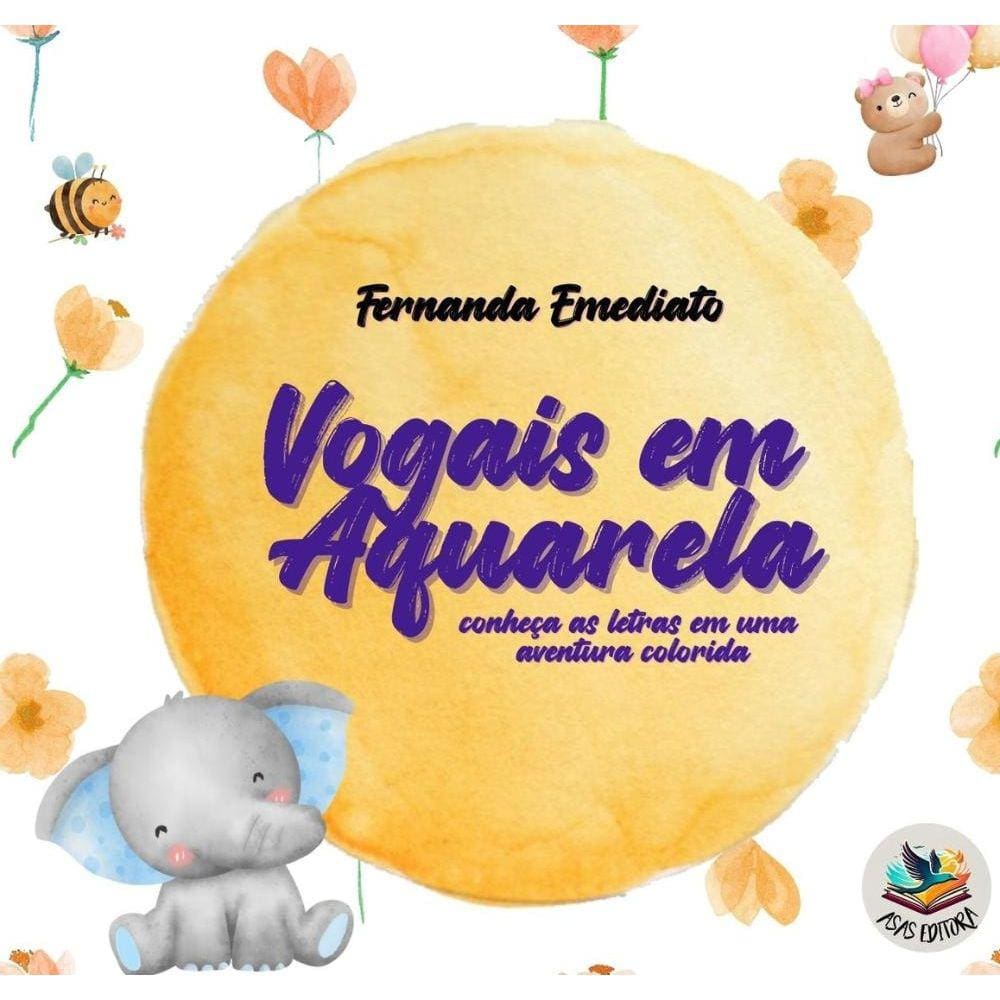 Vogais em aquarela