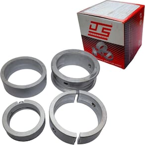Jogo De Bronzina De Mancal 3,50 X 0,25 Vw Ar 1300 1500 1600 Fusca Kombi Flange 4mm