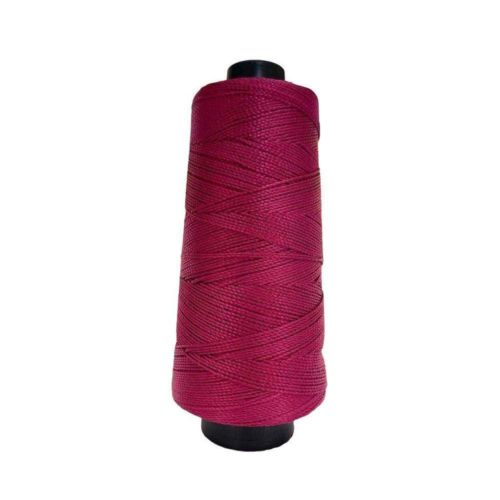 Linha Trico Croche 500M Para Trançar Cabelo - Vinho