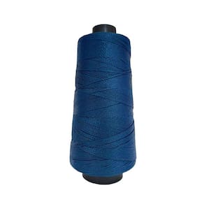 Linha Trico Croche 500M Para Trançar Cabelo - Marinho