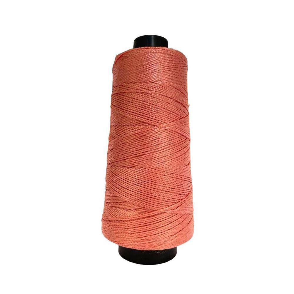 Linha Trico Croche 500M Para Trançar Cabelo - Goiaba