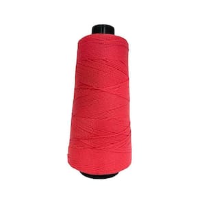 Linha Trico Croche 500M Para Trançar Cabelo - Rosa Nobre