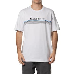 Camiseta Quiksilver New Lines Fade WT24 Masculina Branco