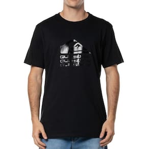 Camiseta Quiksilver Three Omni WT24 Masculina Preto