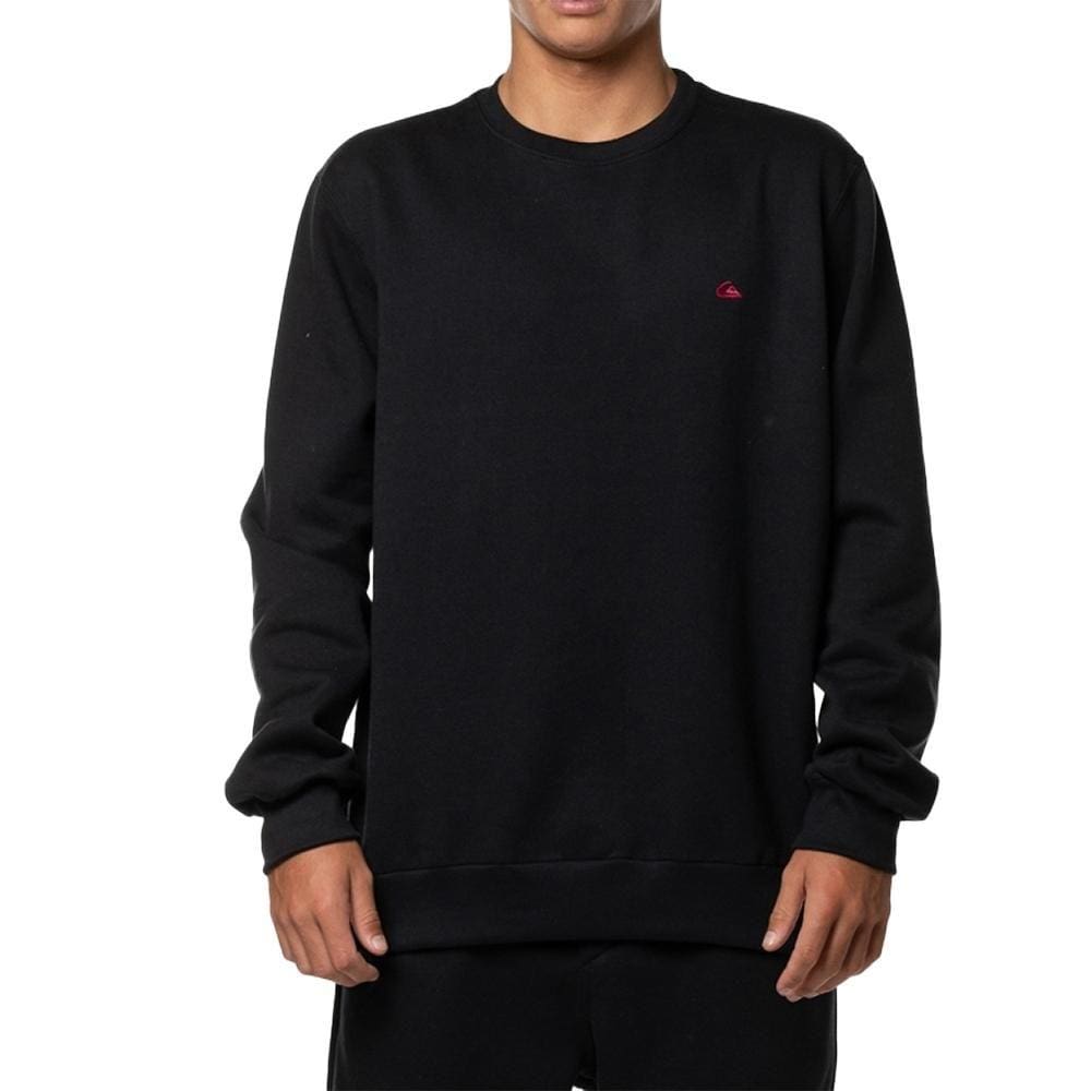 Moletom Quiksilver Careca Embroidery 280G WT24 Preto